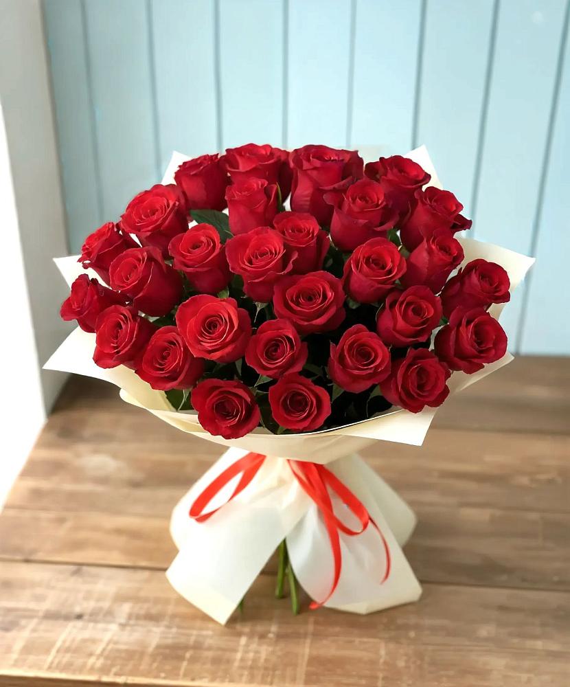 Букет 29 Красных роз в Полтавской