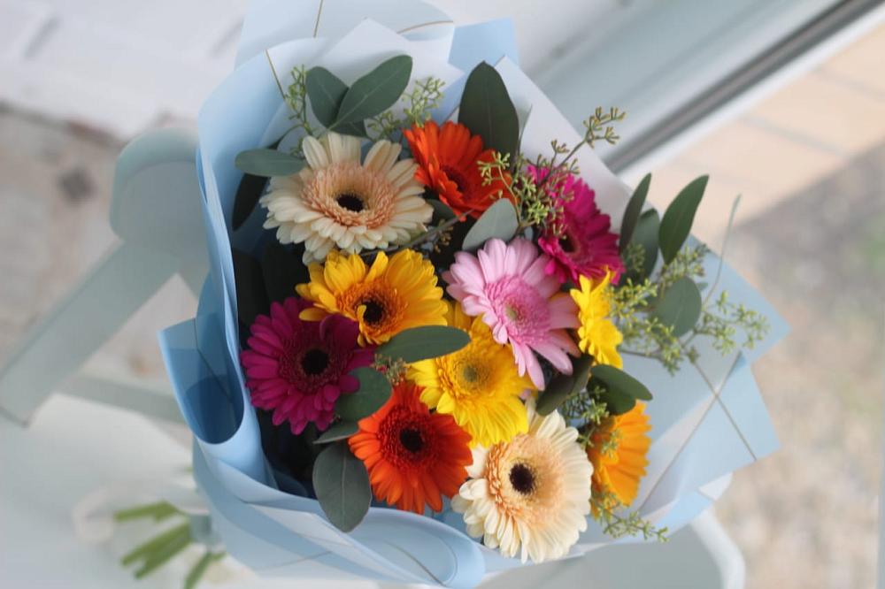 Букет цветов из: Герберы в Полтавской