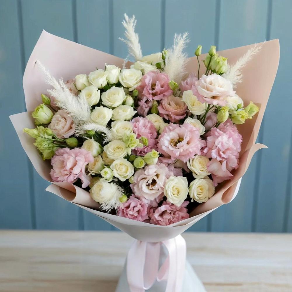 Букет цветов из: Альстромерии и Розы в Полтавской