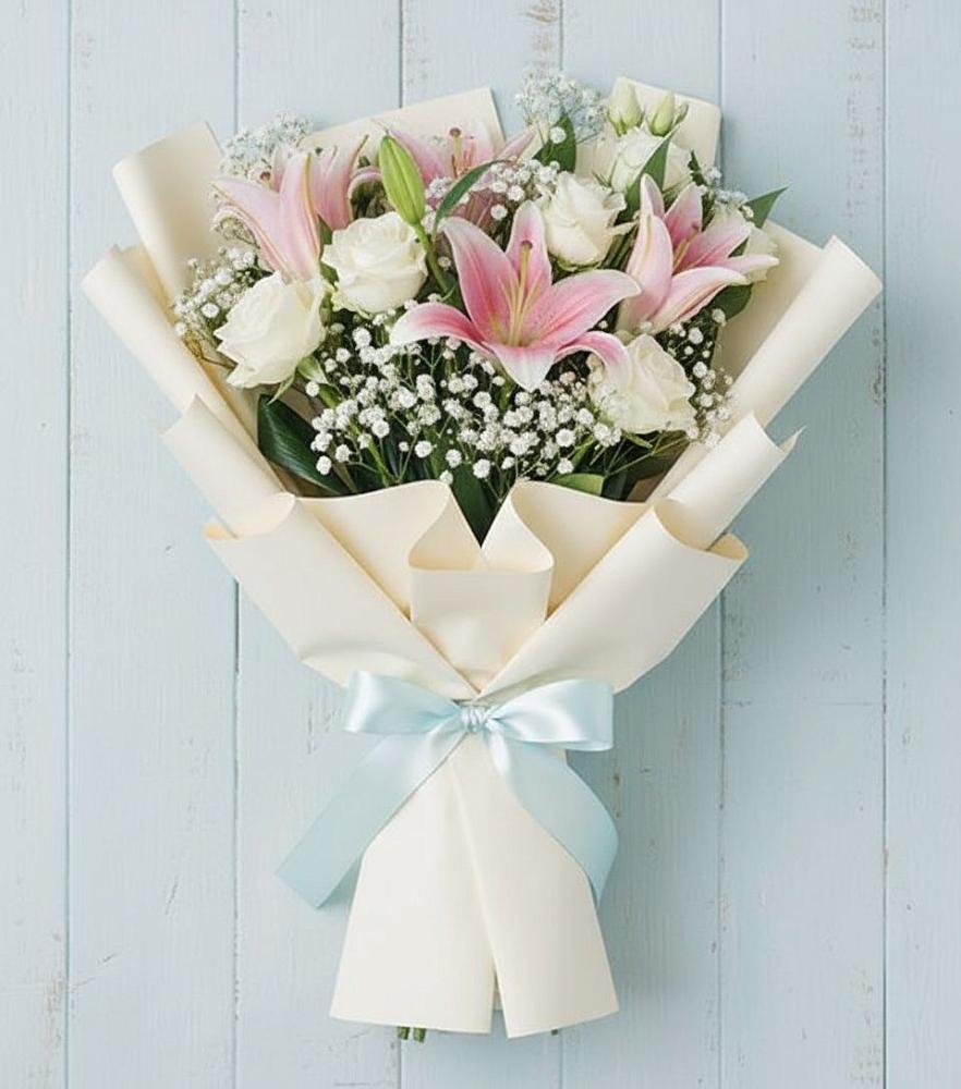 Букет цветов из: Лилии в Полтавской