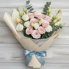 Букет цветов из:  Лизиантусы в Полтавской