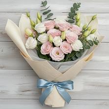 Букет цветов из:  Лизиантусы в Полтавской