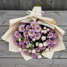 Букет цветов из:  Розы и Хризантемы в Полтавской