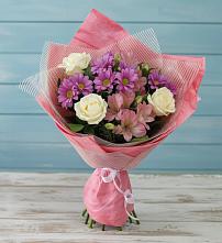 Букет цветов из:  Герберы в Полтавской