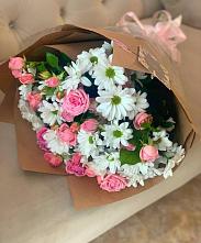 Букет цветов из:  Розы и Хризантемы в Полтавской