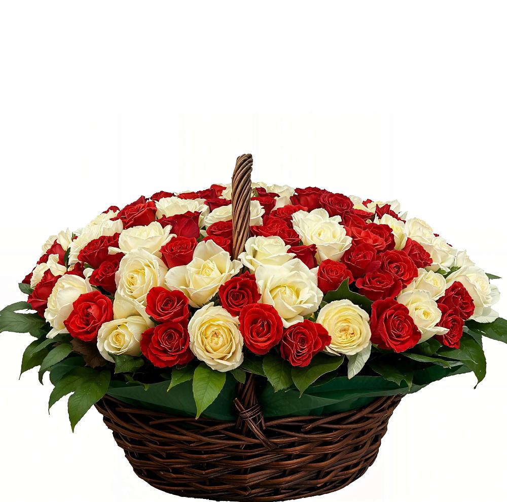 Премиум букет из: Розы в Полтавской