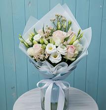 Букет цветов из:  Розы и Лизиантусы #REPLACE_PRED# Полтавской