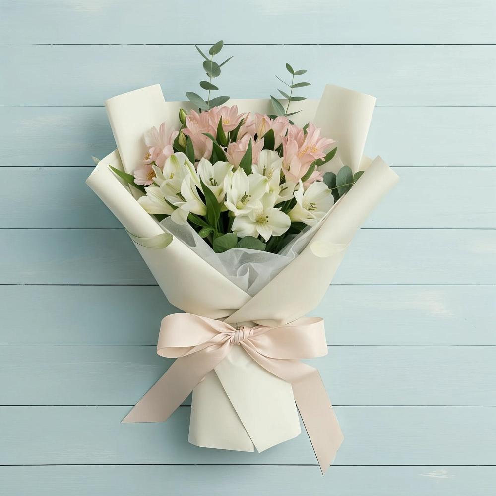 Букет цветов из: Альстромерии в Полтавской