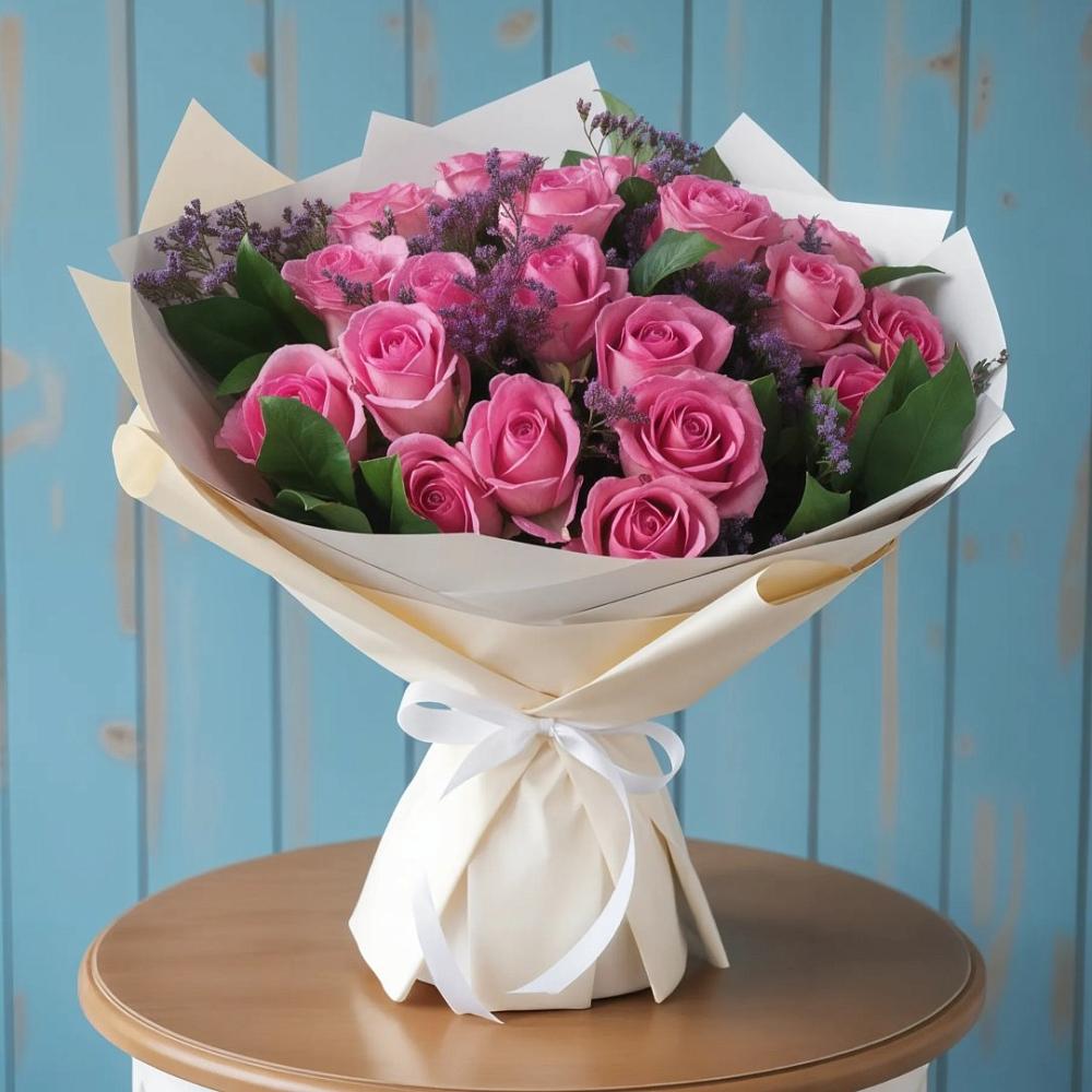 Букет цветов из: Розы в Полтавской