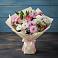 Букет цветов из: Хризантемы, Альстромерии и Розы в Полтавской